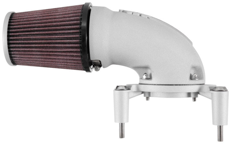 K&N 08-17 Harley-Davidson Touring Models Performance Air Intake System - Silver - DTX Performance