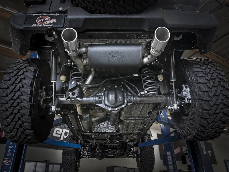 Rebel Series 2.5in 304 SS Cat-Back Exhaust w/ Polished Tips 2018+ Jeep Wrangler (JL) V6 3.6L - DTX Performance