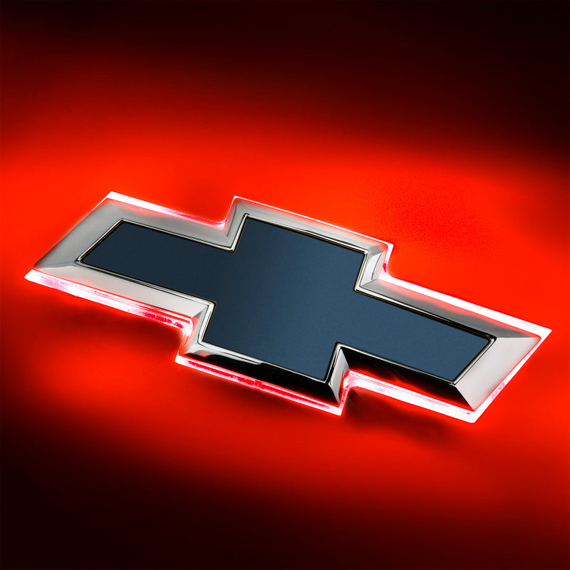 Oracle 16-19 Chevy Camaro Illuminated Bowtie - Dual Intensity - Blue Velvet Metal - Red - DTX Performance