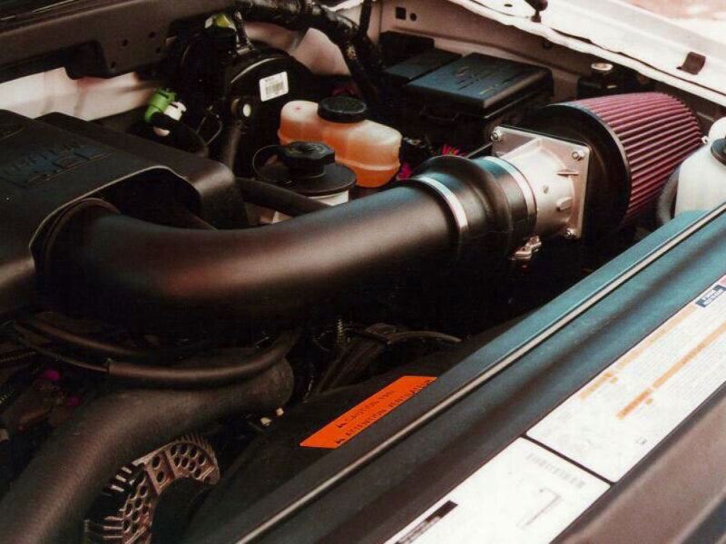 Airaid 97-03 Ford F-150/97-04 Expedition 4.6/5.4L CL Intake System w/ Black Tube (Dry / Red Media) - DTX Performance