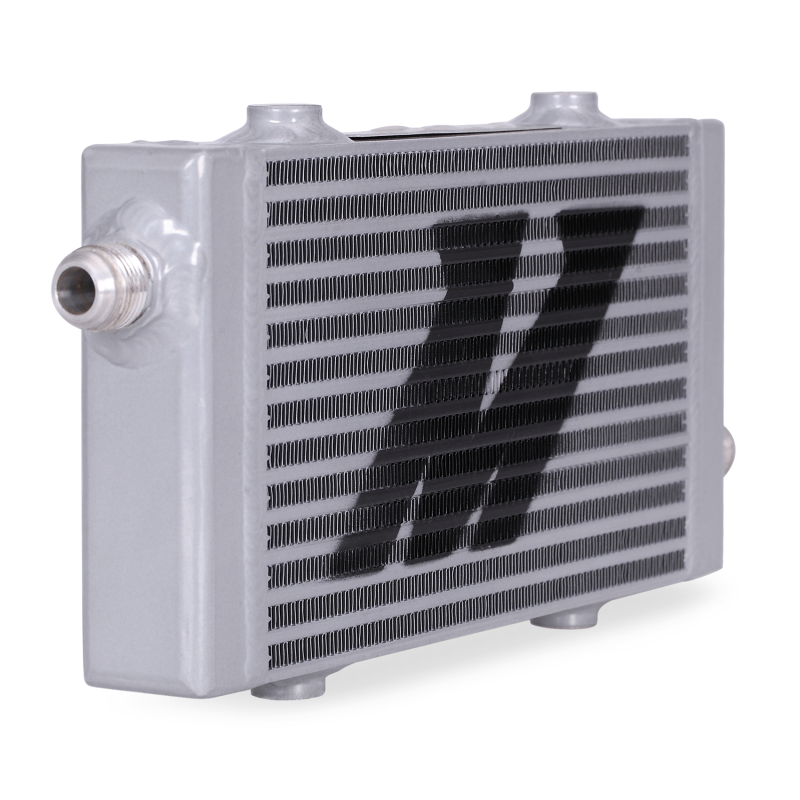 Mishimoto Universal Small Bar and Plate Cross Flow Silver Oil Cooler - DTX Performance