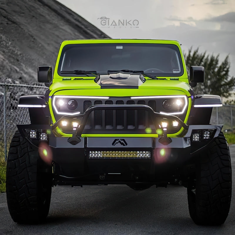 Oracle VECTOR Series Full LED Grille - Jeep Wrangler JL/JT - NA - DTX Performance