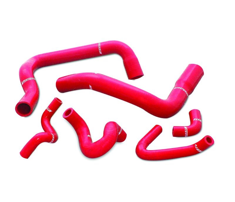 Mishimoto 86-93 Ford Mustang Red Silicone Hose Kit - DTX Performance