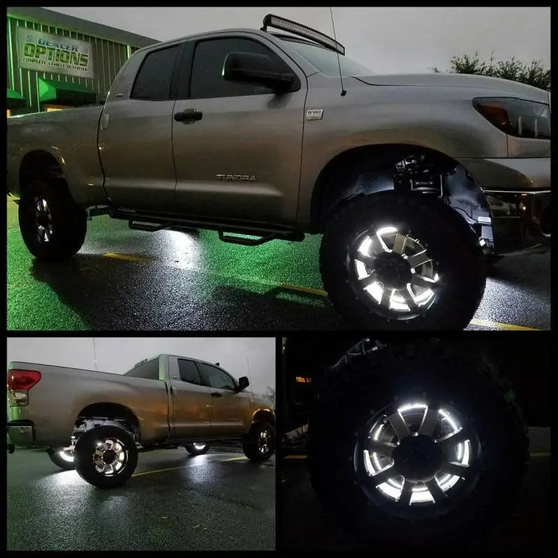 Oracle LED Illuminated Wheel Rings - White - DTX Performance