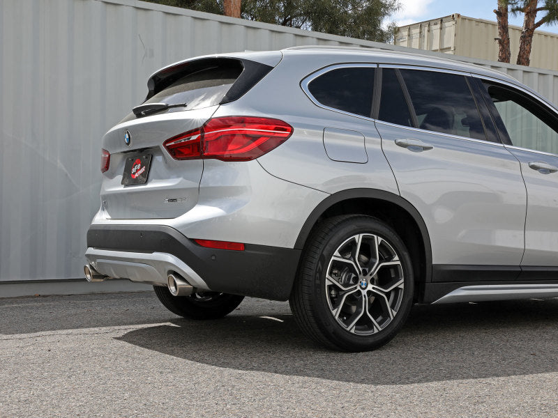 aFe 15-21 BMW X1 F48 L4 2.0L (t) MACH Force-Xp 3 to 2-1/2 IN SS Axle-Back Exhaust w/Polished Tip - DTX Performance