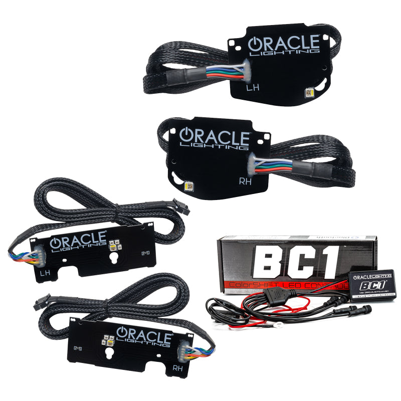 Oracle 19-21 Chevy Camaro SS/RS RGBW+A Headlight DRL Upgrade Kit - ColorSHIFT w/ BC1 Controller - DTX Performance