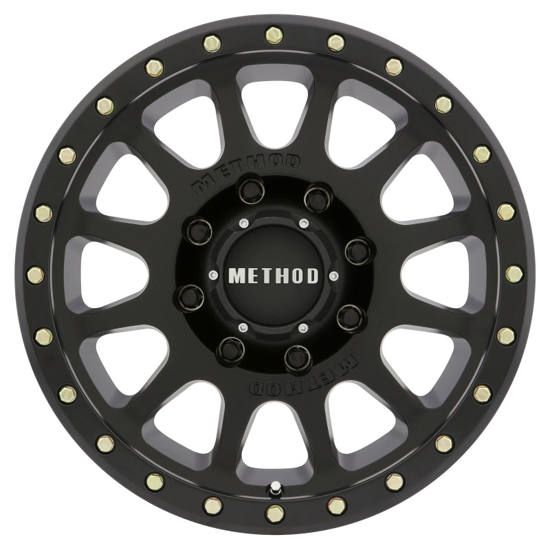 Method MR305 NV HD 17x8.5 0mm Offset 8x180 130.81mm CB Matte Black Wheel - DTX Performance