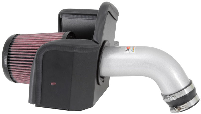 K&N 69 Series Typhoon Performance Intake Kit - Silver for 13-14 Nissan Altima 2.5L L4 - DTX Performance