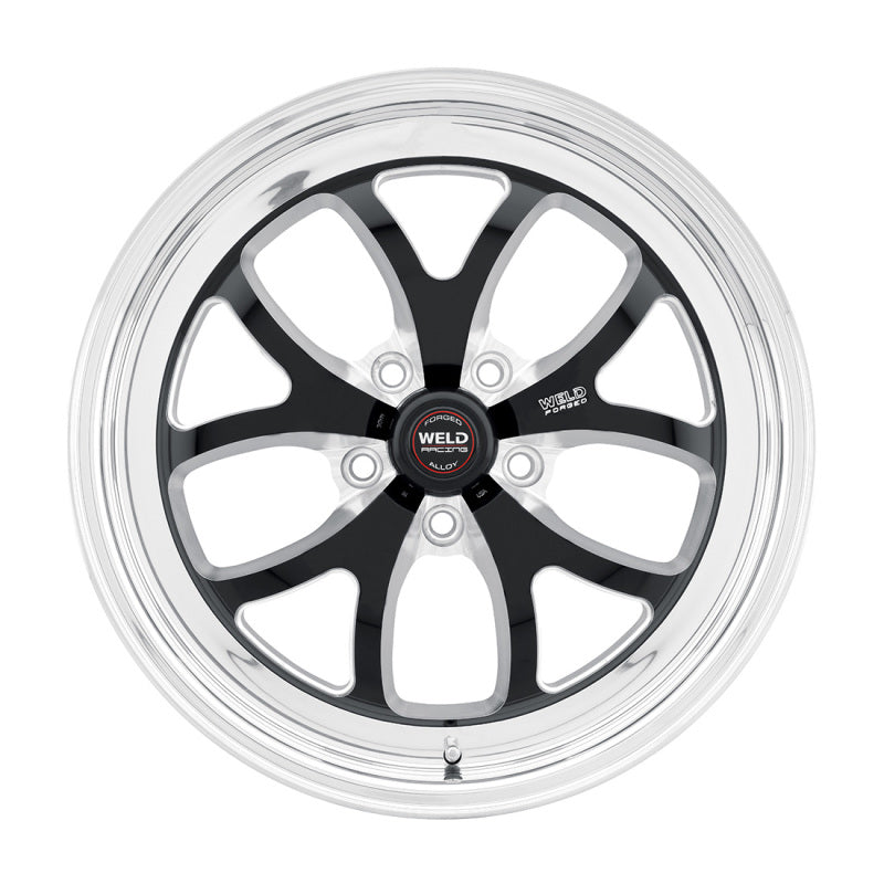 Weld S76 15x12.33 / 5x4.5 BP / 8.5in. BS Black Wheel (Low Pad) - Non-Beadlock - DTX Performance