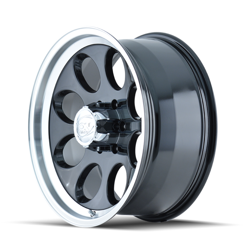 ION Type 171 17x9 / 8x165.1 BP / 0mm Offset / 130.8mm Hub Black/Machined Wheel - DTX Performance