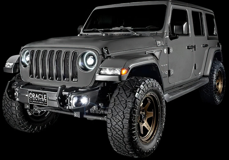 Oracle Jeep Wrangler JL Smoked Lens LED Front Sidemarkers - DTX Performance