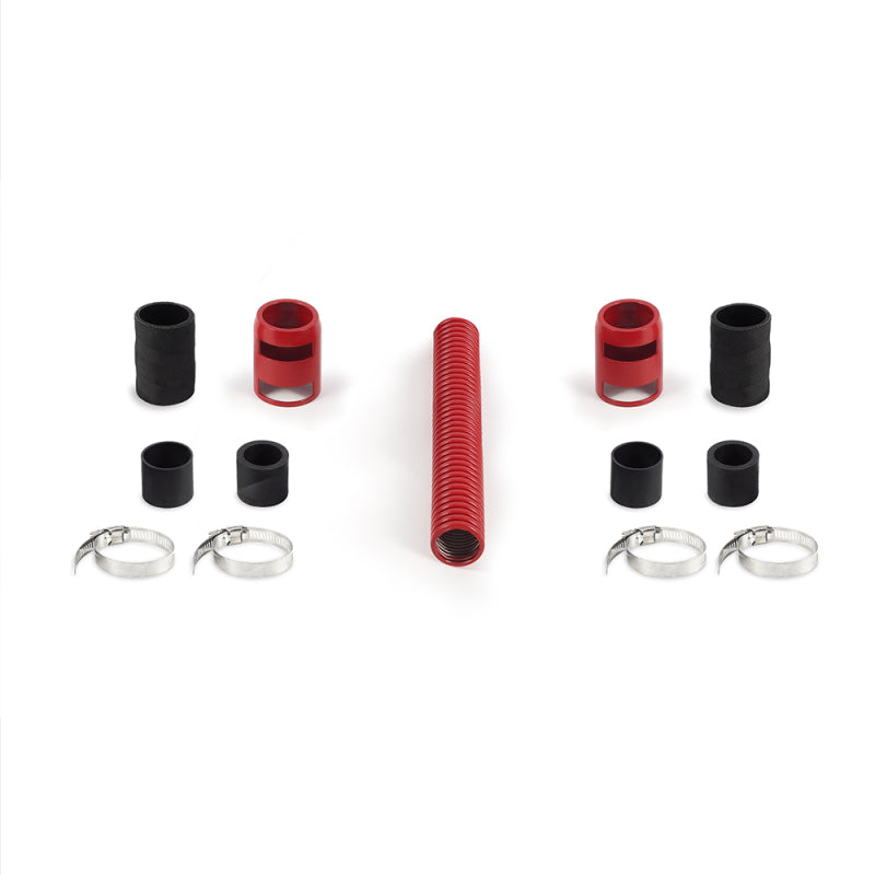 Mishimoto 12in Flexible Radiator Hose Kit Red - DTX Performance