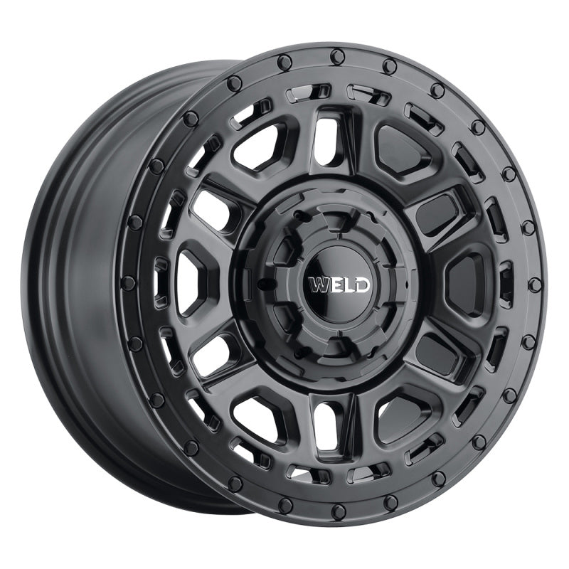 Weld Off-Road W119 17X8.5 Crux 5X108 5X114.3 ET38 BS6.25 Satin Black 72.56 - DTX Performance