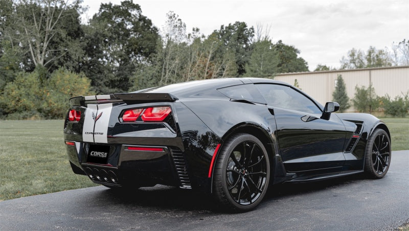 Corsa 2014-2019 Chevrolet Corvette C7 6.2L 2.75in Xtreme Valve-Back w/ Dual NPP & Quad Black Tips - DTX Performance