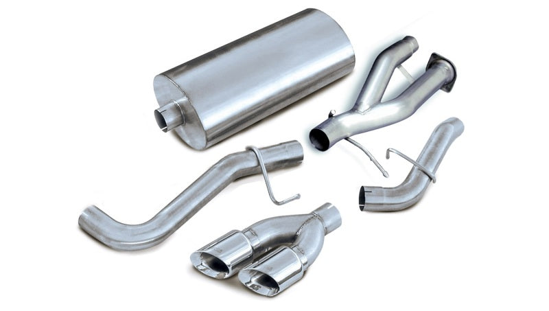 Corsa 02-06 Cadillac Escalade 6.0L V8 Polished Sport Cat-Back Exhaust - DTX Performance