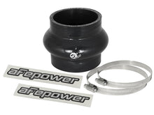 Load image into Gallery viewer, aFe Magnum FORCE CAI Univ. Silicone Coupling Kit (2.75in. ID / 3in. L) Straight Coupler w/Hump - Blk - DTX Performance