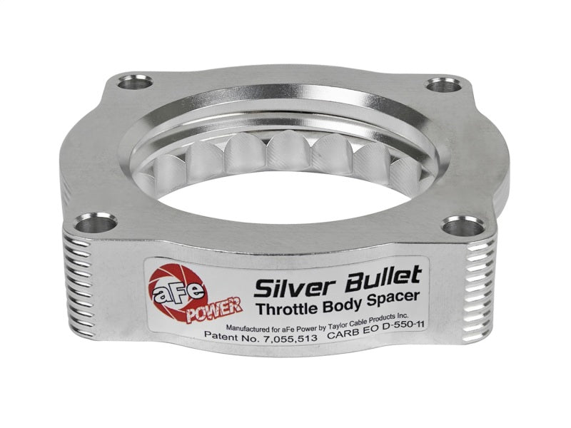 aFe Silver Bullet Throttle Body Spacer N62 Only BMW (E53) 04-09 5series (E60) 04-09 6series (E63/64) - DTX Performance