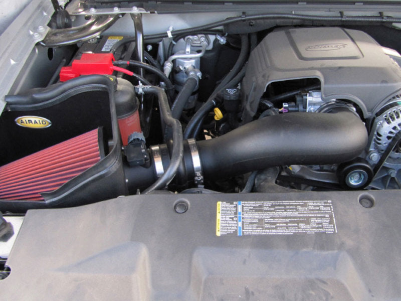 Airaid 09-13 GM Truck/SUV (w/ Elec Fan/excl 11 6.0L) MXP Intake System w/ Tube (Oiled / Red Media) - DTX Performance