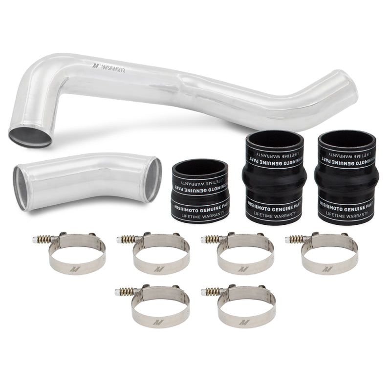 Mishimoto 17-19 GM 6.6L L5P Hot-Side Pipe and Boot Kit Polished - DTX Performance