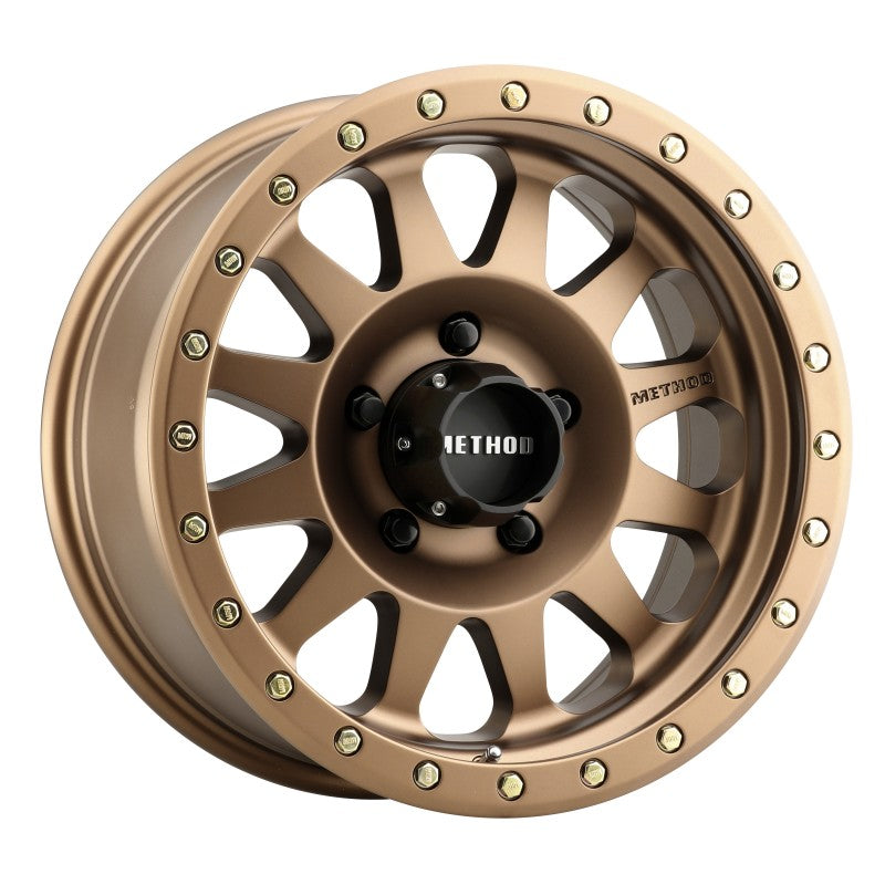 Method MR304 Double Standard 17x8.5 0mm Offset 5x5 94mm CB Method Bronze Wheel - DTX Performance