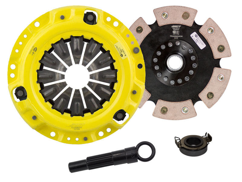 ACT 1991 Toyota Corolla XT/Race Rigid 6 Pad Clutch Kit - DTX Performance