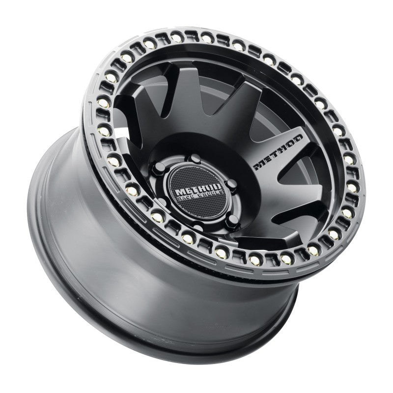 Method MR108 17x9 -44mm Offset 6x5.5 106.25mm CB Matte Black w/BH-H24125-38 Wheel - DTX Performance