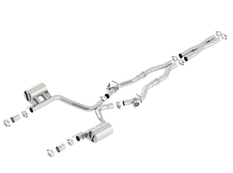 Borla 16-17 Dodge Challenger R/T 5.7L MT/AT ATAK Catback Exhaust (w/MDS Valves ONLY) - DTX Performance