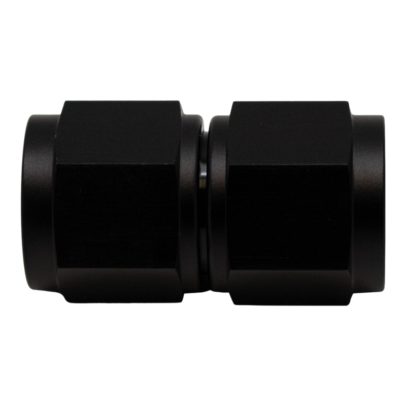 DeatschWerks 10AN Flare Female Swivel to 10AN Flare Female Swivel - Anodized Matte Black - DTX Performance