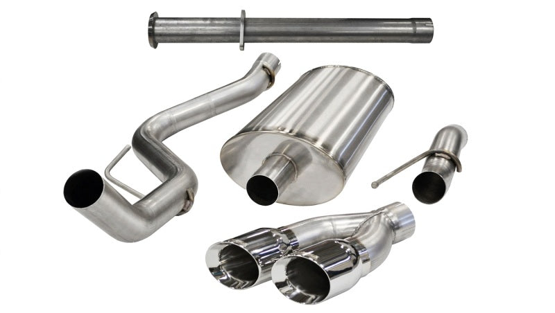 Corsa 11-13 Ford F-150 Raptor 6.2L V8 145in Wheelbase Polished Xtreme Cat-Back Exhaust - DTX Performance