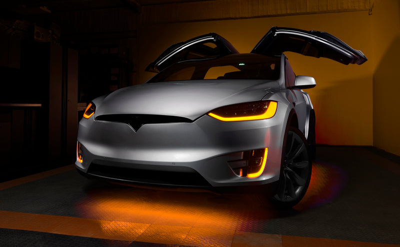 ORACLE Lighting 16-21 Tesla Model X Dynamic ColorSHIFT Headlight & Fog Light DRL Upgrade Kit - DTX Performance