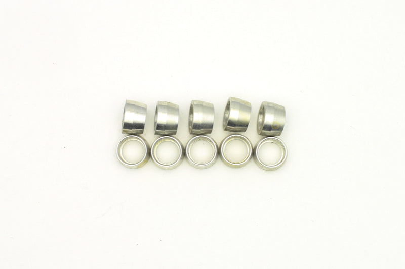 DeatschWerks Replacement PTFE Hose End Olive Insert 6AN (Pack of 10) - DTX Performance