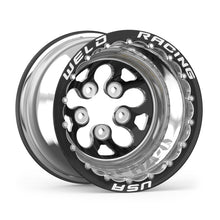 Load image into Gallery viewer, Weld Alpha-1 15x12 / 5x4.5 BP / 3in. BS Black Wheel - Black Double Beadlock MT - DTX Performance