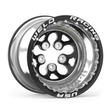 Weld Alpha-1 15x13 / 5x5 BP / 3in BS Black Wheel - Black Double Beadlock MT