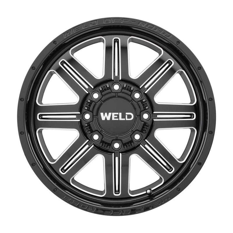 Weld Off-Road W143 18X10 Chasm 5X114.3 5X127 ET-18 BS4.75 Gloss Black MIL Windows 78.1 - DTX Performance