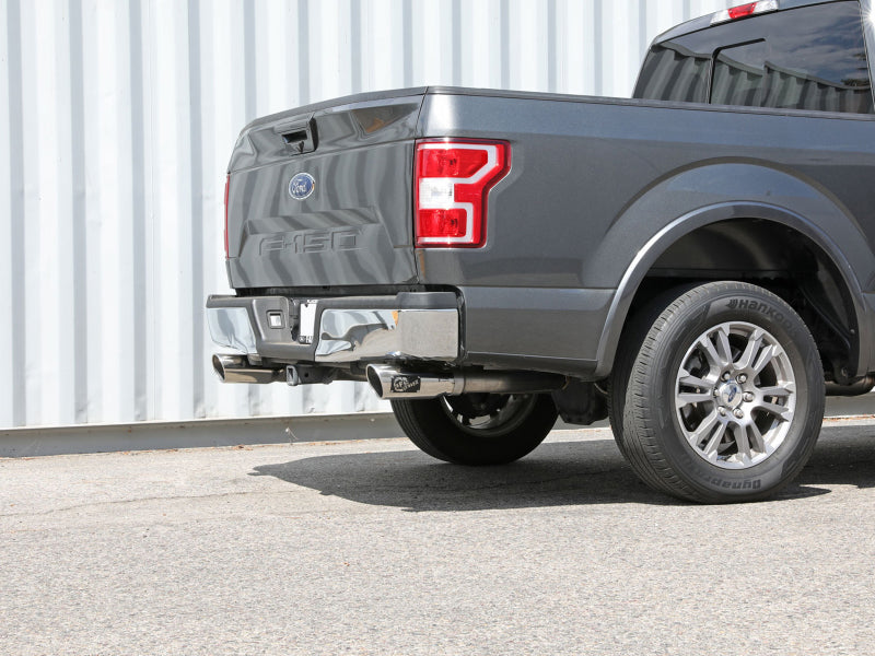 aFe Vulcan Series 3in 304SS Cat-Back w/ Polished Tips 15-20 Ford F-150 V6 2.7L/35L(tt) / V8 5.0L - DTX Performance