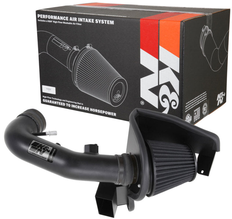 K&N 11-14 Ford Mustang GT 5.0L V8 Black Performance Intake Kit - DTX Performance