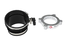 Load image into Gallery viewer, aFe 2020 Vette C8 Silver Bullet Aluminum Throttle Body Spacer Works w/ Factory Intake Only - Silver - DTX Performance