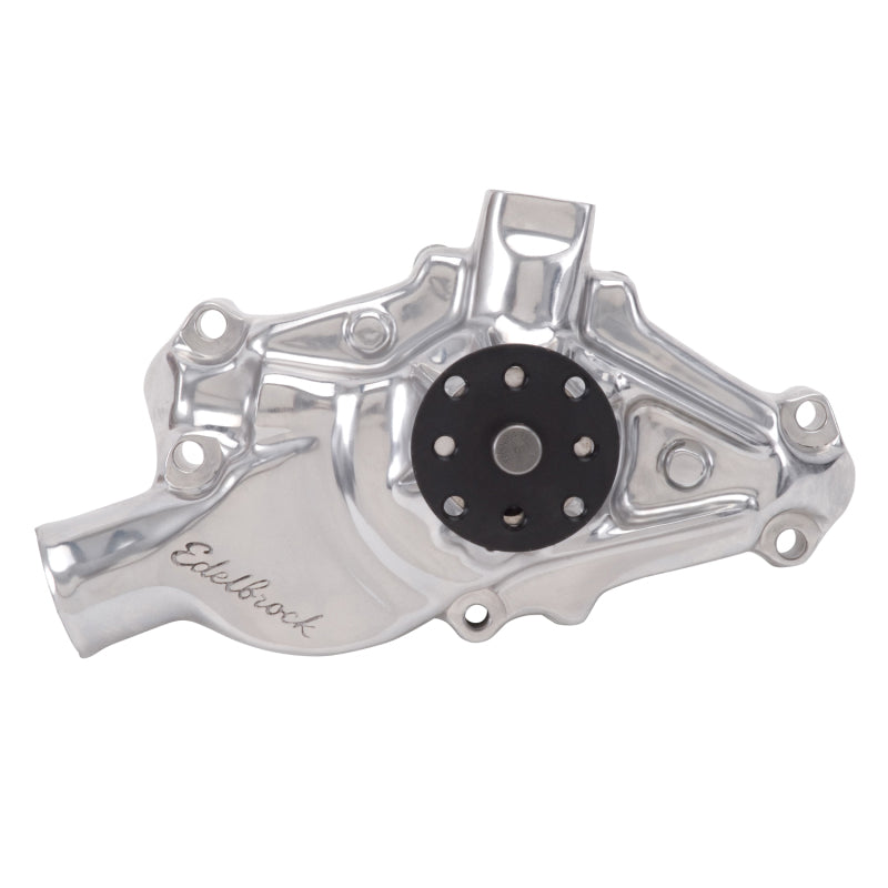 Edelbrock Water Pump High Performance Chevrolet 350 CI V8 Short Style Polished Finish - DTX Performance