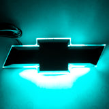 Oracle Illuminated Bowtie - Flat Black Center - Dual Intensity - Aqua