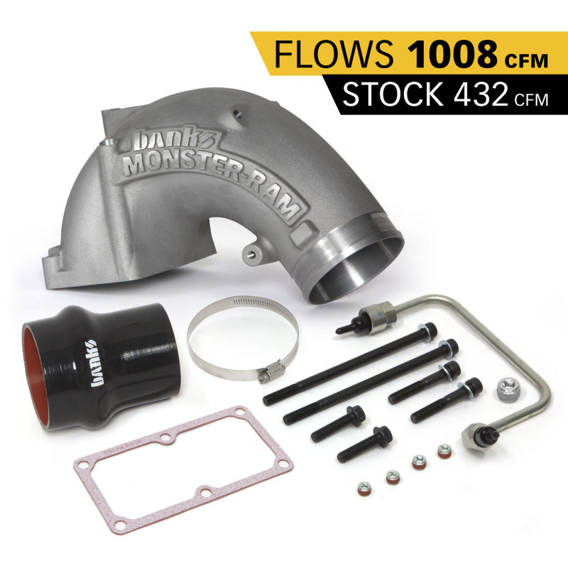 Banks Power 07.5-17 Ram 2500/3500 6.7L Diesel Monster-Ram Intake System w/ Fuel Line 4in Natural - DTX Performance