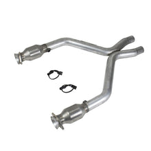 Load image into Gallery viewer, BBK 11-14 Mustang 3.7 V6 Short Mid X Pipe With Catalytic Converters 2-1/2 For BBK Long Tube Headers - DTX Performance