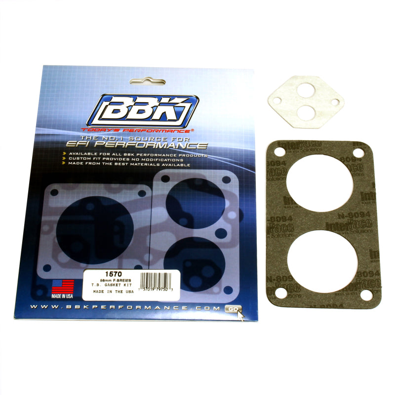 BBK 87-96 Ford F Series Truck Twin 56mm Throttle Body Gasket Kit - DTX Performance