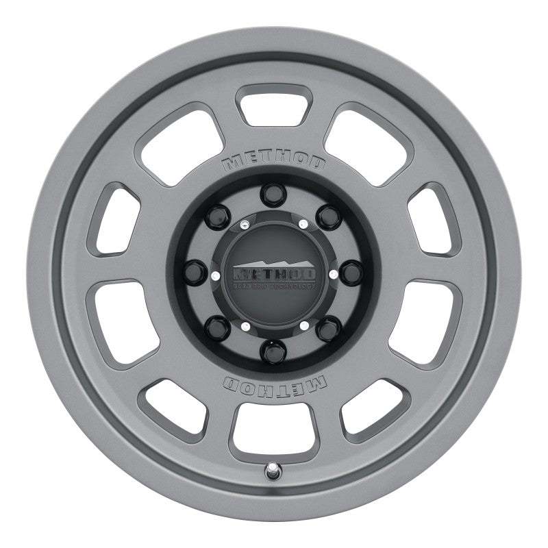 Method MR705 18x9 +18mm Offset 8x180 130.81mm CB Titanium Wheel - DTX Performance