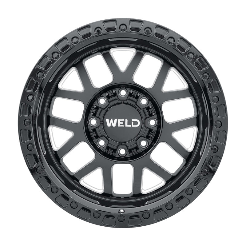 Weld Off-Road W105 20X10 Cinch 8X180 ET-18 BS4.75 Gloss Black MIL / Gloss Black 124.3 - DTX Performance