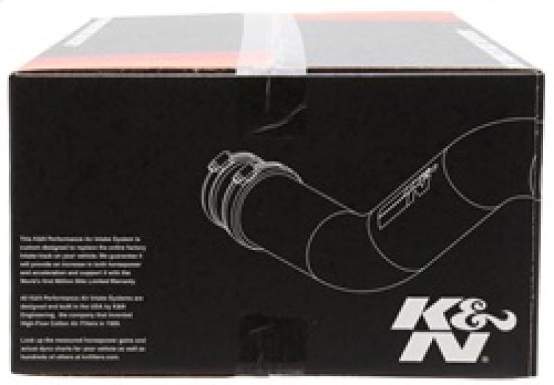 K&N 08 Honda Accord 3.5L-V6 Silver Typhoon Short Ram Intake - DTX Performance