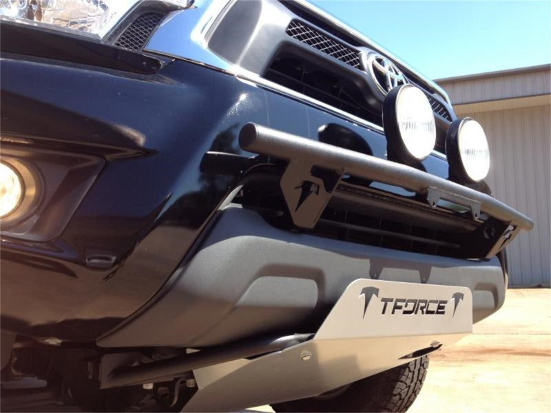 N-Fab Light Bar 12-15 Toyota Tacoma - Tex. Black - Light Tabs w/o License Plate Tabs - DTX Performance