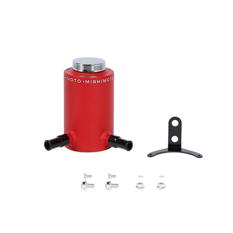 Mishimoto Aluminum Power Steering Reservoir Tank - Wrinkle Red - DTX Performance