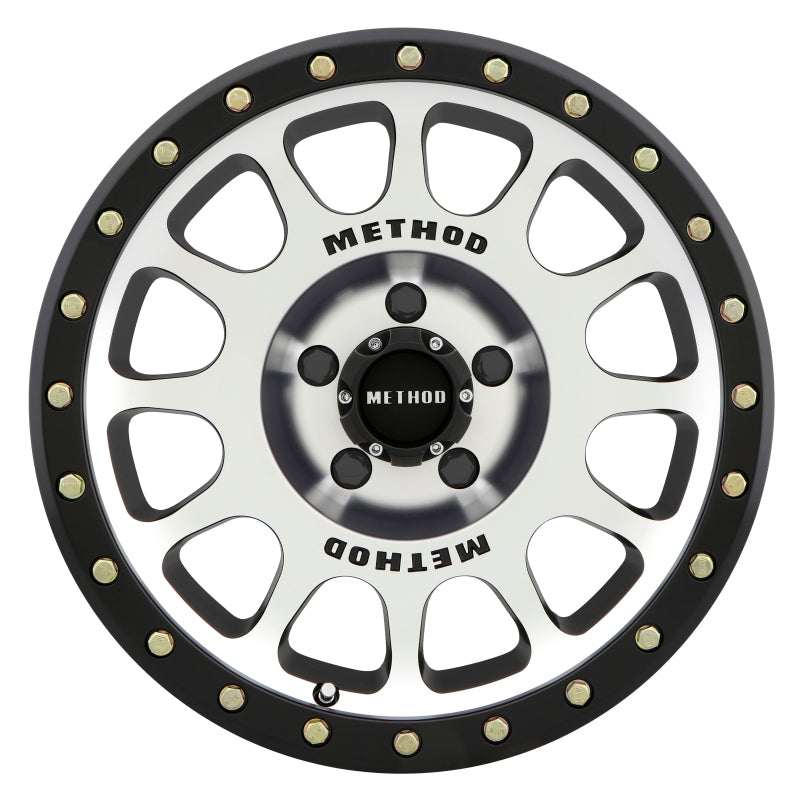 Method MR305 NV 16x8 0mm Offset 5x4.5 83mm CB Machined/Black Street Loc Wheel - DTX Performance