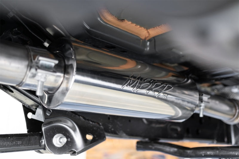 MBRP 18-20 Jeep Wrangler JL 2.5in Single Rear Exit Cat Back Exhaust - T304 - DTX Performance