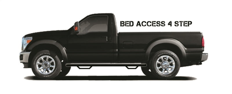 N-Fab Nerf Step 15-17 Ford F-150 SuperCrew 5.5ft Bed - Tex. Black - W2W - 3in - DTX Performance